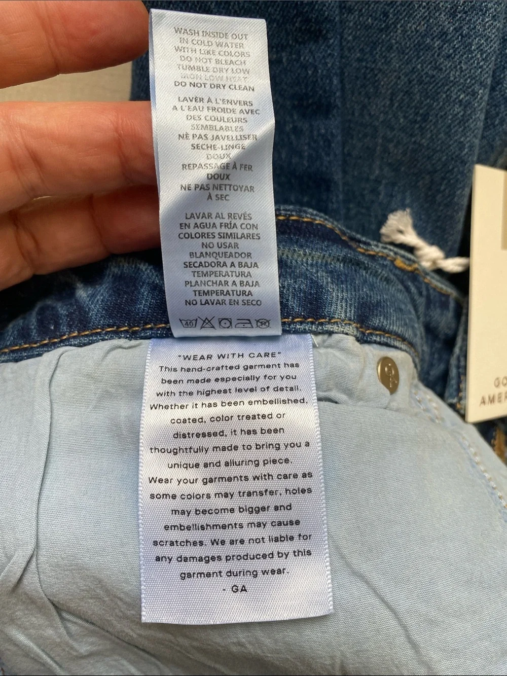 NWT Good American Jeans size 12/31 Indigo067